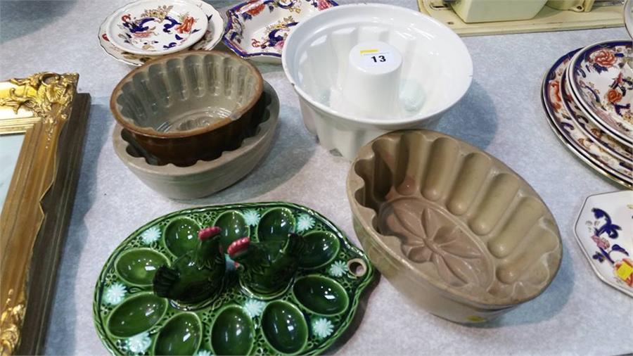 Quantity of jelly moulds