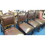 4 Edwardian chairs