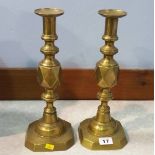 Pair of King of Diamond candlesticks