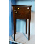 Mahogany bedside cabinet