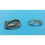 Two 9ct rings, 5.9grms