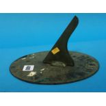 An Antique bronze sundial 20cm diameter.