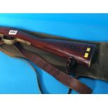 An 1880 Gras Carbine rifle with canvas slip case