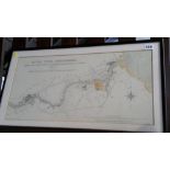 Map 'River Tyne Improvements' and two Newcastle prints