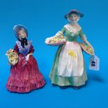 A Royal Doulton figure 'Lady Betty' and another 'D