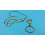 A yellow metal lorgnette