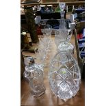 Quantity cut crystal glassware