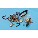 Bag of assorted watch parts