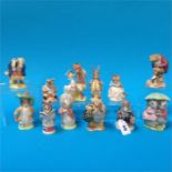 Twelve Royal Albert Beatrice Potter figures