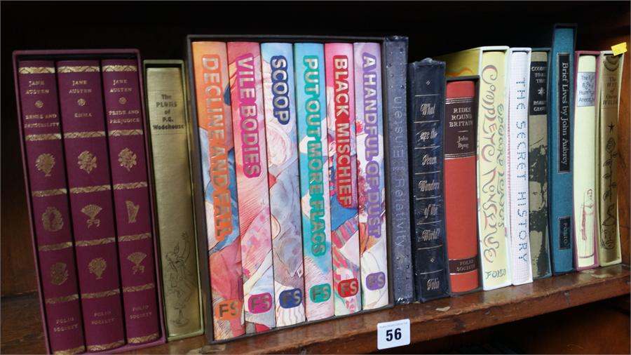 Collection of various folio society editions, incl