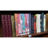 Collection of various folio society editions, incl