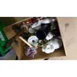 Box of china, glass etc.