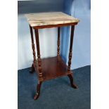 Marble top occasional table