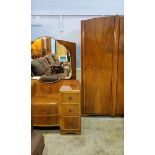 Walnut 3 piece bedroom suite