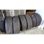 4 Renault wheels and tyres and 2 spares