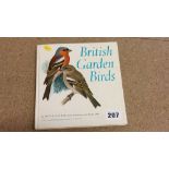British garden birds book and L.P's
