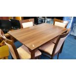 Modern dining table and 4 chairs