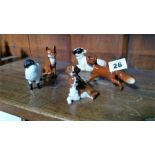 Beswick animals (x5)