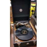 Table top gramophone