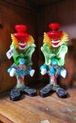 2 Murano clowns