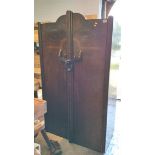 Walnut wardrobe and gateleg table