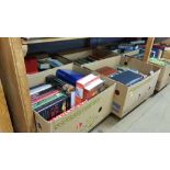 4 Boxes of books