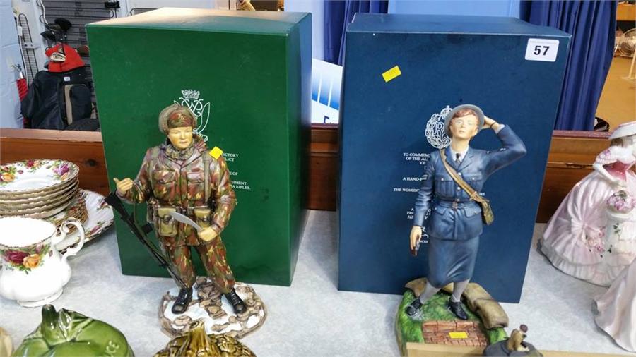 2 Boxed Ashman figurines