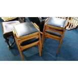 Set of 4 stools