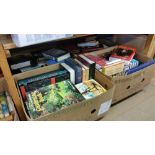 4 Boxes of books