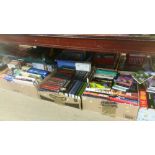 4 Boxes of books