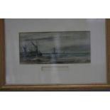 William Cannon, (1840 - ?) Set of four watercolours; 'Off Margate', 'In the Channel', 'Near