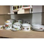 Large quantity of Royal Worcester 'Evesham'