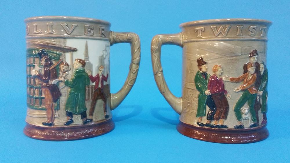 Two Royal Doulton 'Oliver Twist' tankards - Image 4 of 4