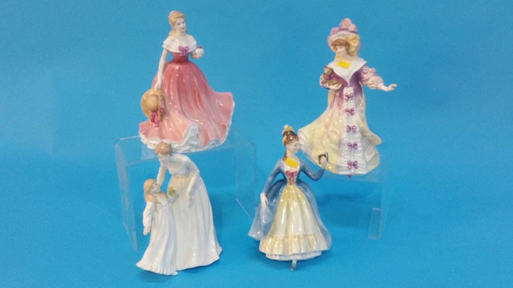 Four Royal Doulton figures