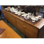 A long Teak 'Beithcraft' sideboard