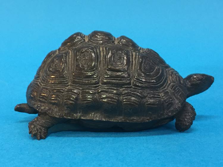 A family of 3 bronze turtles - Image 2 of 2