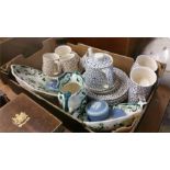 Tray including 'Cobblestone' china and Masons