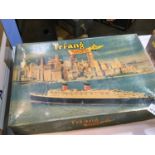 A boxed Tri Ang Minic Ships 'R.M.S. Queen Elizabeth' presentation set