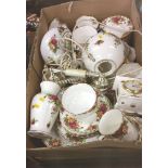 Large quantity of Royal Albert Old Country Rose china