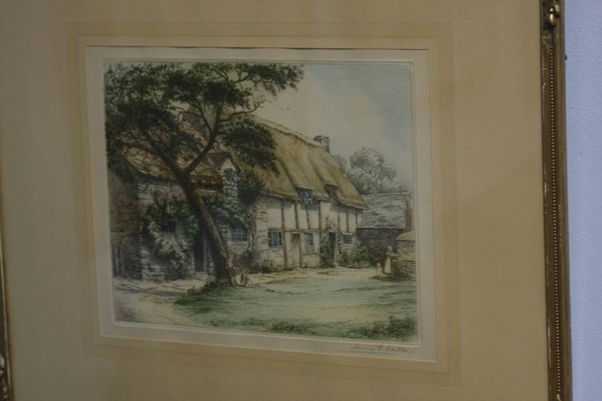 Pair of prints after Henry George Walker, signed in pencil, 22 x 27cm - Image 2 of 2