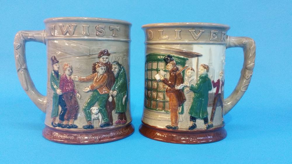 Two Royal Doulton 'Oliver Twist' tankards - Image 2 of 4