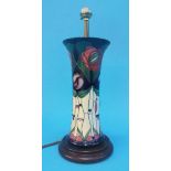 A Moorcroft Mackintosh table lamp