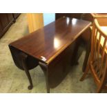 Mahogany drop leaf table