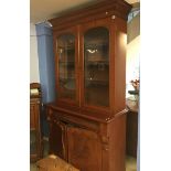 A Victorian mahogany bookcase