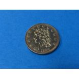 A scarce 1834 US 2 1/2 Dollar coin