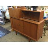 Teak bureau/ bookcase