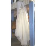 An Ellis wedding dress, size 14