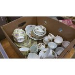 Part tea sets, Royal Worcester etc.