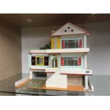 A vintage dolls house