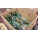 Box of glass bottles